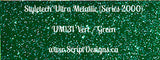 Ultra Metallic Glitter Adhesive Vinyl (Styletech 2000) 6"x12" size only