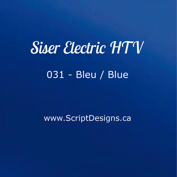 EL 031 Blue - Siser EasyWeed Electric HTV