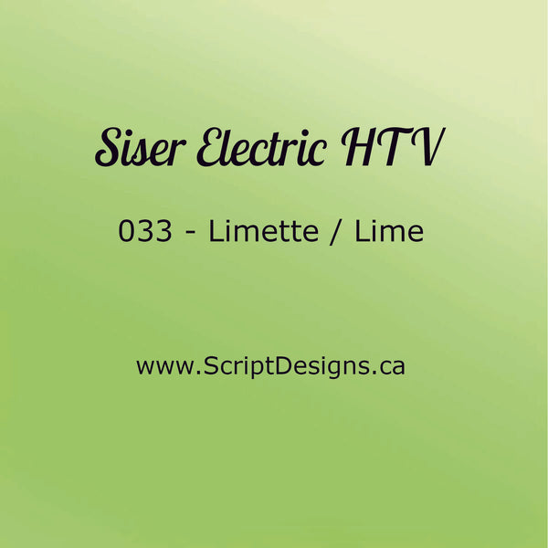 EL 033 Lime - Siser EasyWeed Electric HTV