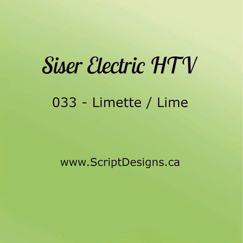 EL 033 Lime - Siser EasyWeed Electric HTV