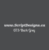 The Bold and Dark Family - Oracal 651 Vinyl - ScriptDesigns - 12