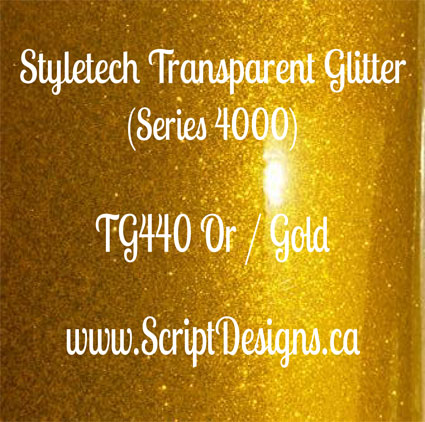 Styletech Transparent Adhesive Glitter (Sheets and rolls)