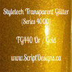 Styletech Transparent Adhesive Glitter (Sheets and rolls)