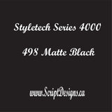 651 Equivalent Adhesive Vinyl (Styletech 4000) -  SHEETS and ROLLS - Blacks, Whites and Greys