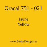 751 Oracal Marine grade - Rolls from 5 to 50 yards