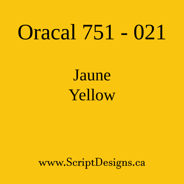 751 Oracal Marine grade - Rolls from 5 to 50 yards