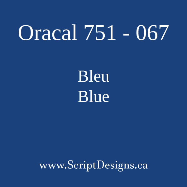 751 Oracal Marine grade - Rolls from 5 to 50 yards