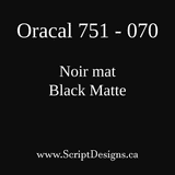 751 Oracal Marine grade - Sheets from 12'' to 36'' (1 yard)