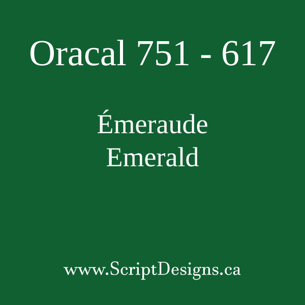 751 Oracal Marine grade - Rolls from 5 to 50 yards