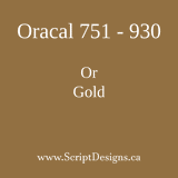 751 Oracal Marine grade - Sheets from 12'' to 36'' (1 yard)