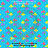 Mermaids - Patterned HTV (12 Different designs available)