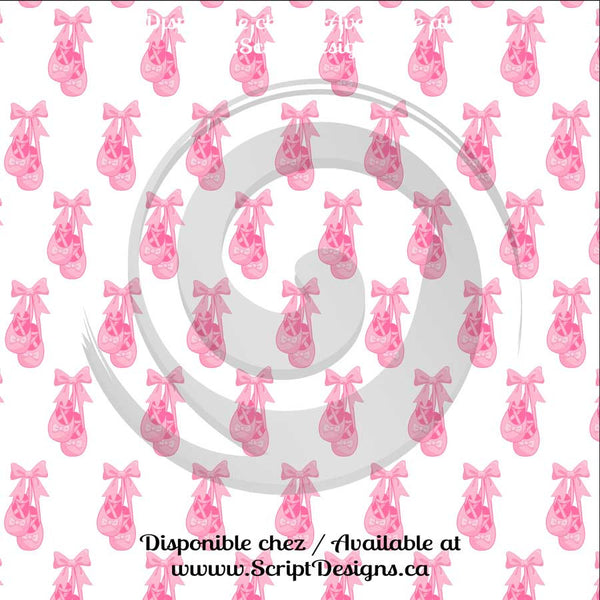 Ballerina - Patterned HTV (16 Different designs available)