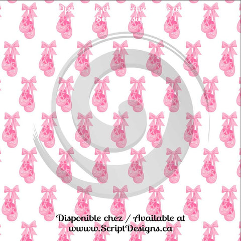 Ballerina - Patterned HTV (16 Different designs available)