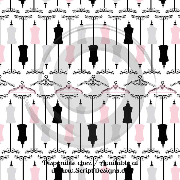 Ballerina - Patterned HTV (16 Different designs available)