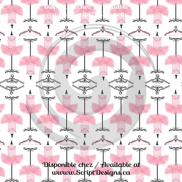 Ballerina - Patterned HTV (16 Different designs available)