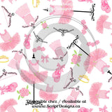 Ballerina - Patterned HTV (16 Different designs available)