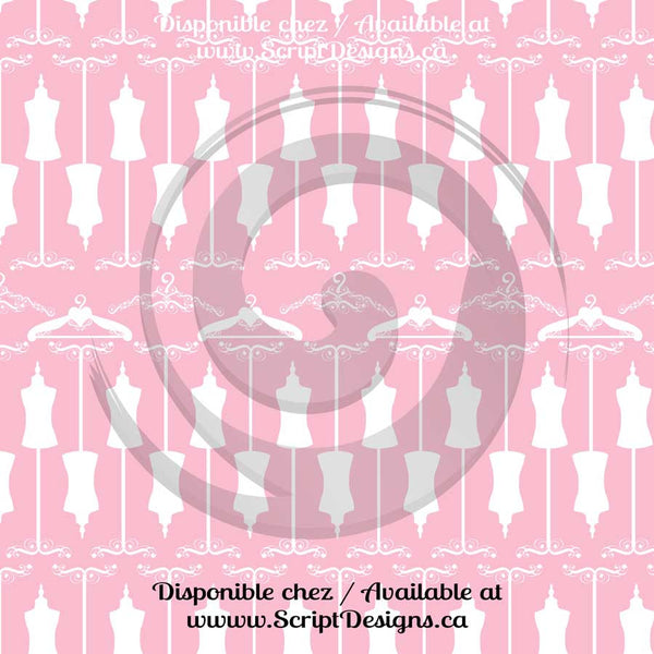 Ballerina - Patterned HTV (16 Different designs available)