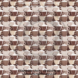 Coffee (Natural shades) - Patterned HTV (16 Different designs available)