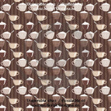 Coffee (Natural shades) - Patterned HTV (16 Different designs available)
