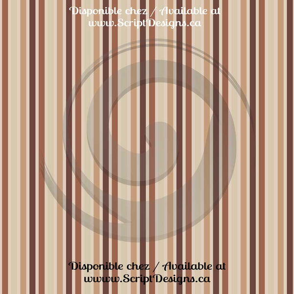 Coffee (Natural shades) - Patterned HTV (16 Different designs available)