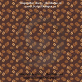 Coffee (Natural shades) - Patterned HTV (16 Different designs available)