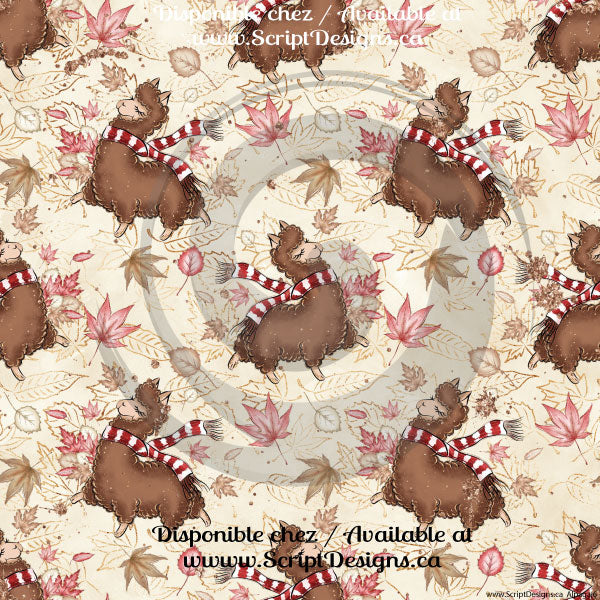 Alpaga - Patterned HTV (13 different designs available)