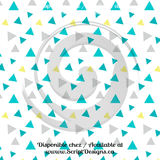 Teal Blue Elephants - Patterned HTV (12 Designs) - ScriptDesigns - 11