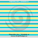 Teal Blue Elephants - Patterned HTV (12 Designs) - ScriptDesigns - 5