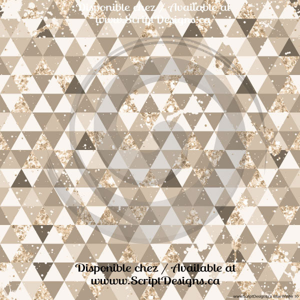 Blue Winter - Patterned HTV (10 different designs available)