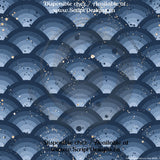 Blue Winter - Patterned HTV (10 different designs available)