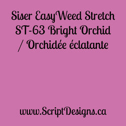 ST63 Bright Orchid - Siser EasyWeed Stretch HTV