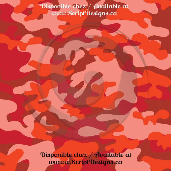 Camo - Patterned HTV (15 different designs available)