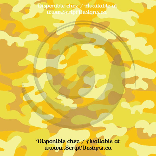 Camo - Patterned HTV (15 different designs available)