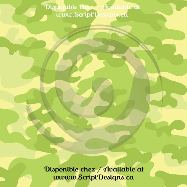 Camo - Patterned HTV (15 different designs available)