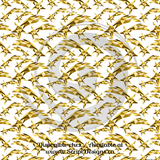 Christmas in Gold - Patterned HTV (26 different designs available)