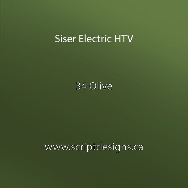 EL 034 Olive - Siser EasyWeed Electric HTV