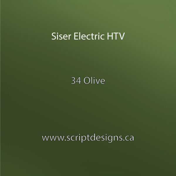 EL 034 Olive - Siser EasyWeed Electric HTV