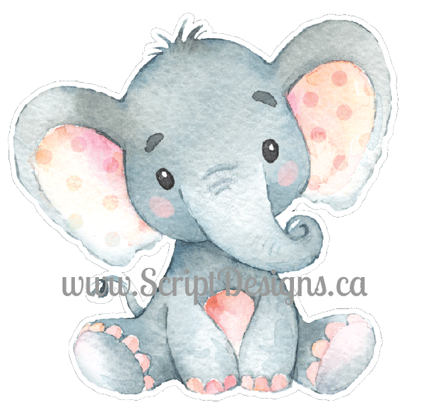 African Friends - Elephant HTV Decal