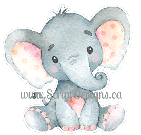 African Friends - Elephant HTV Decal