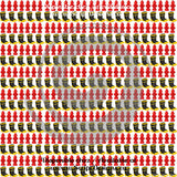 Fire - Patterned HTV (10 different designs available)