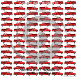 Fire - Patterned HTV (10 different designs available)