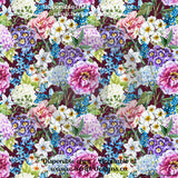 Fonds floraux - HTV à motifs (10 modèles différents disponibles)