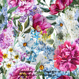 Fonds floraux - HTV à motifs (10 modèles différents disponibles)