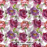 Fonds floraux - HTV à motifs (10 modèles différents disponibles)