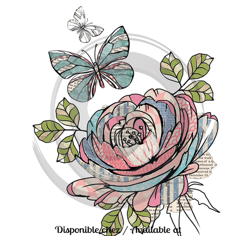 Fun Flowers - Adhesive Vinyl Decals Collection (6 designs)