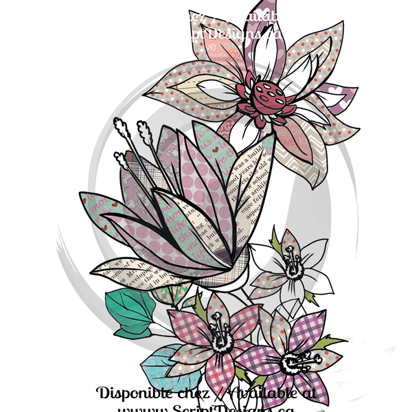 Fun Flowers - Ready to Press HTV Decals Decals Collection (6 designs)