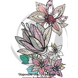 Fun Flowers - Adhesive Vinyl Decals Collection (6 designs)