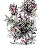 Fun Flowers - Ready to Press HTV Decals Decals Collection (6 designs)