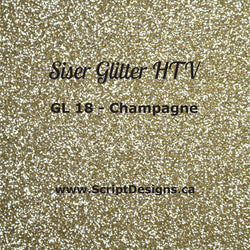 GL-18 Champagne - Siser Glitter HTV