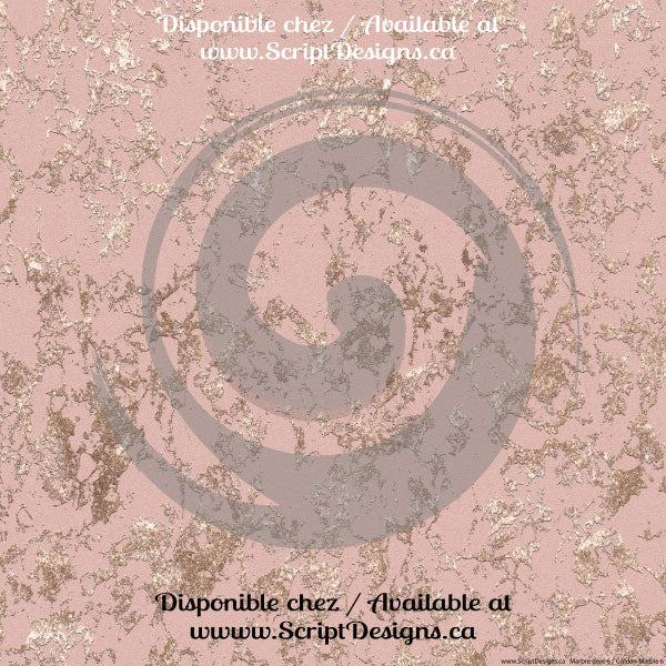 Golden Marble - Patterned HTV (8 Different designs available)